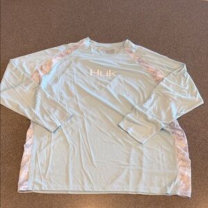 Men’s Huk Pursuit Long Sleeve Performance Fishing Shirt Size XXL